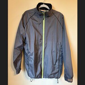 10,000 ft Above Sea Level Gray Windbreaker Jacket Men's Size L